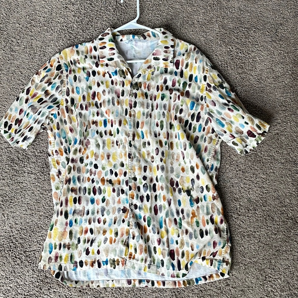 Zara Abstract Print Shirt
